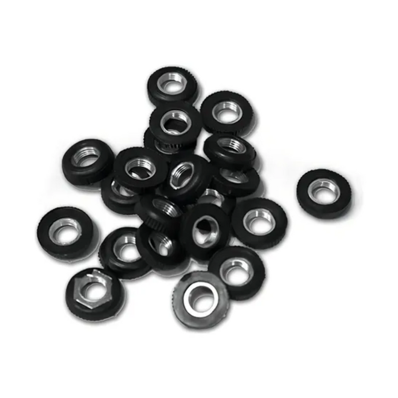 PORCA 3/8 PRETA (PSP) MARCAI (20PCS)