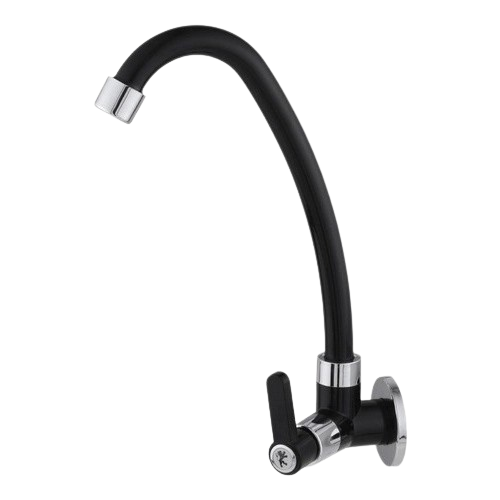 TORN COZINHA PAREDE C63 PRETA - CROMADA ABS (6355) LEAO