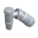 ADAP  ARTICULADO 45° P/ MAQ LAVAR ROUPA E LOUCA (030448) BLUKIT