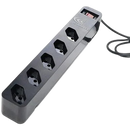 DPS ICLAMPER ENERGIA BARRA C/5 TOMADAS PRETO 10A (010872)