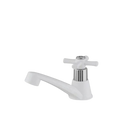 TORN LAVATORIO MESA BAIXA C31 BRANCA-CROMADA ABS (6291) LEAO