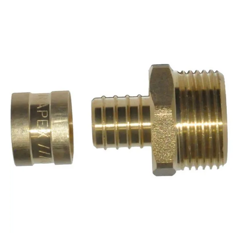 PEX GAS CONECTOR FIXO MACHO 20MMX3/4 (GRC/2034) ASTRA"