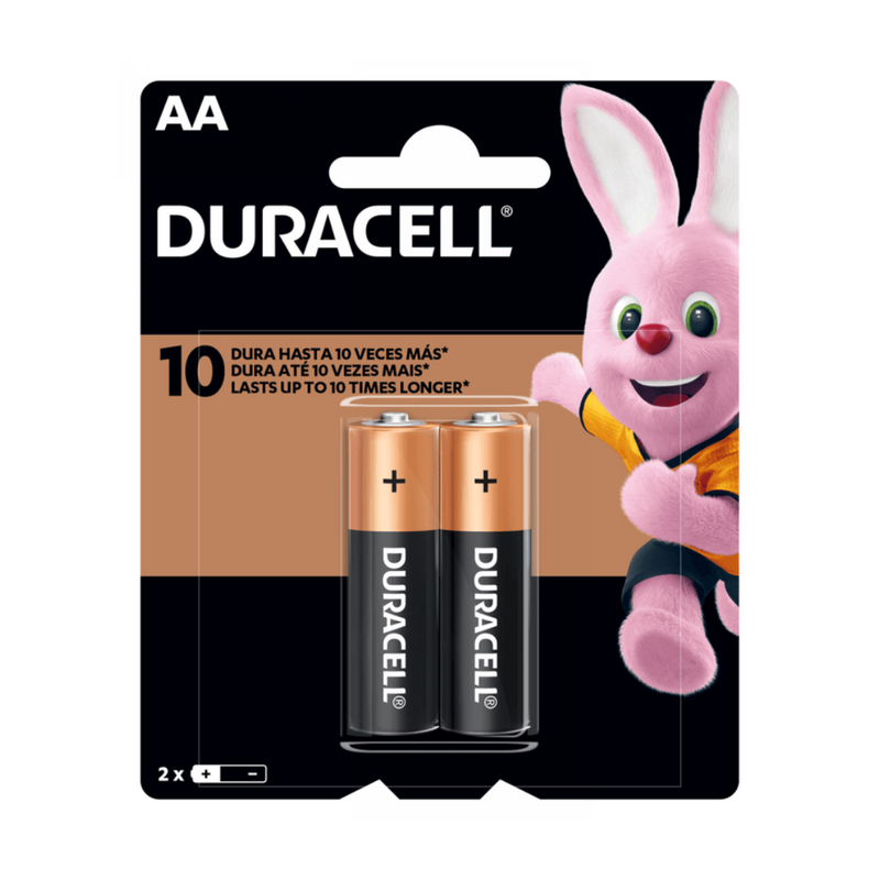 PILHA AA CARTUCHO C/ 2 PILHAS DURACELL