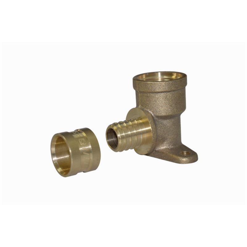 PEX AGUA COTOVELO C/ BASE FIXA 16X1/2 (KCBF/162) ASTRA"