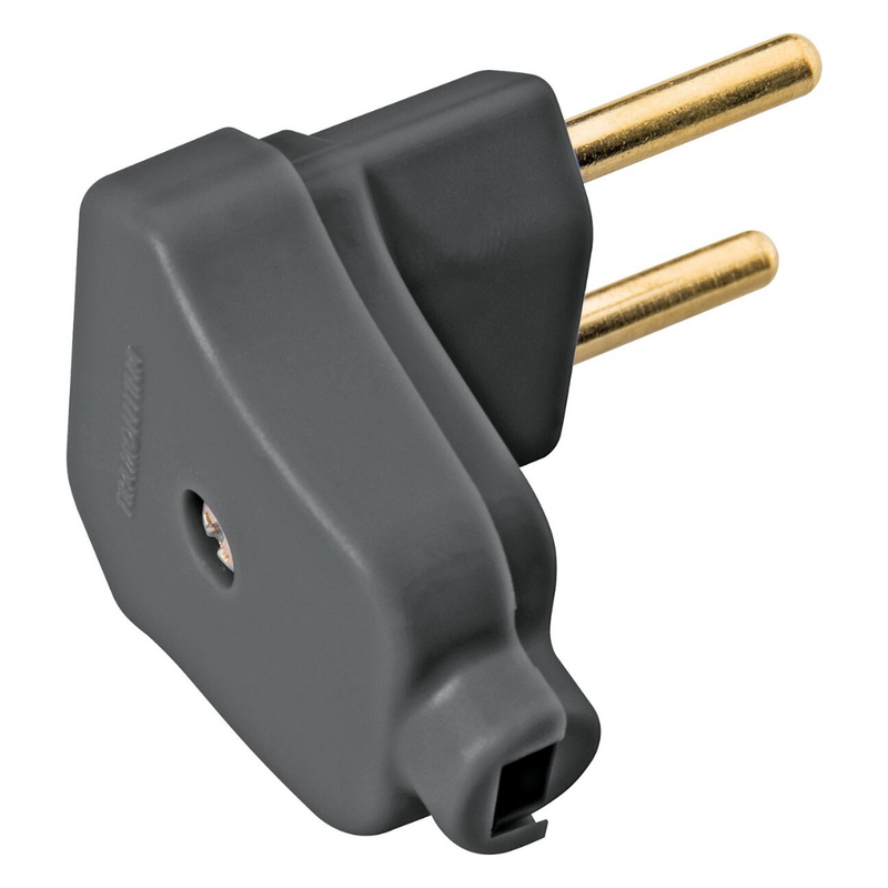 PLUG ANGULAR 2P+T 10A/250V PT BLUX