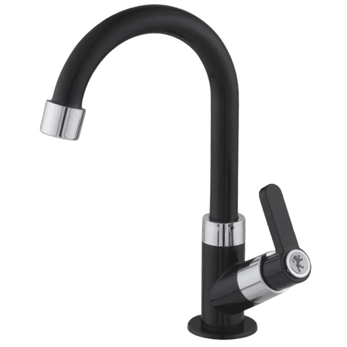 TORN LAVATORIO MESA BAIXA C63 PRETA-CROMADA ABS (6343) LEAO