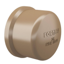 CAPS SOLD PVC 25MM (10080257) FORTLEV