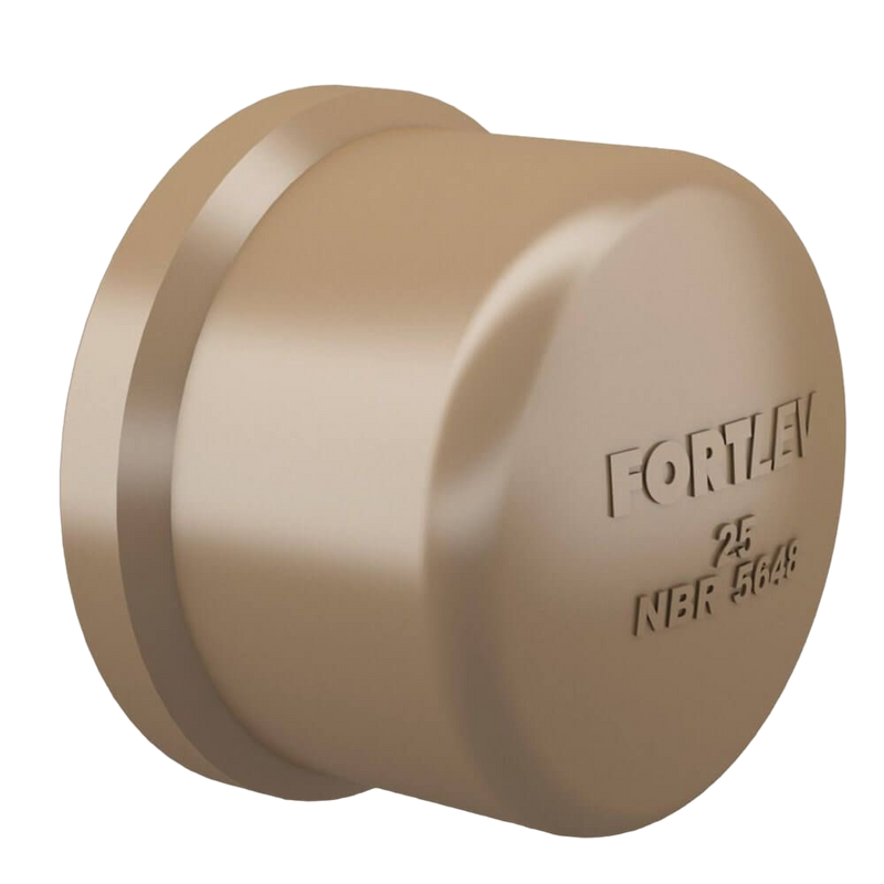 CAPS SOLD PVC 25MM (10080257) FORTLEV