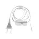 KIT ( ABAJUR) C/CABO 1,5MTS 2X0,50 C/INT/CENTRO + PLUG 2P BR (R2B) MARCAI