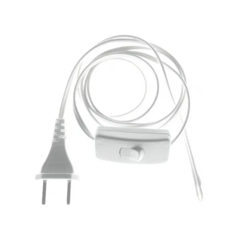 KIT ( ABAJUR) C/CABO 1,5MTS 2X0,50 C/INT/CENTRO + PLUG 2P BR (R2B) MARCAI