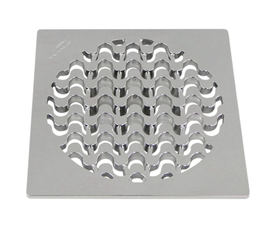 GRELHA COPACABANA CROMADO QUAD DN100 (99017) AMANCO