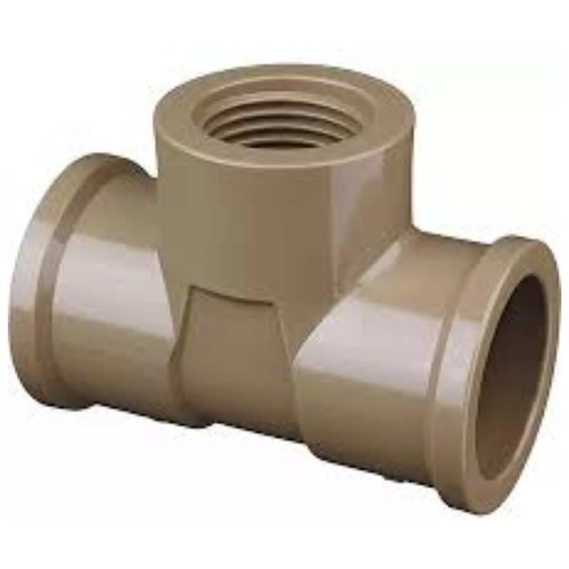 TEE SOLD/ROSC PVC 25X1/2" (10472513) FORTLEV