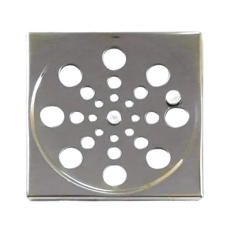 GRELHA INOX QD 10CM C/ CAIXILHO E PARAFUSO CLARINOX