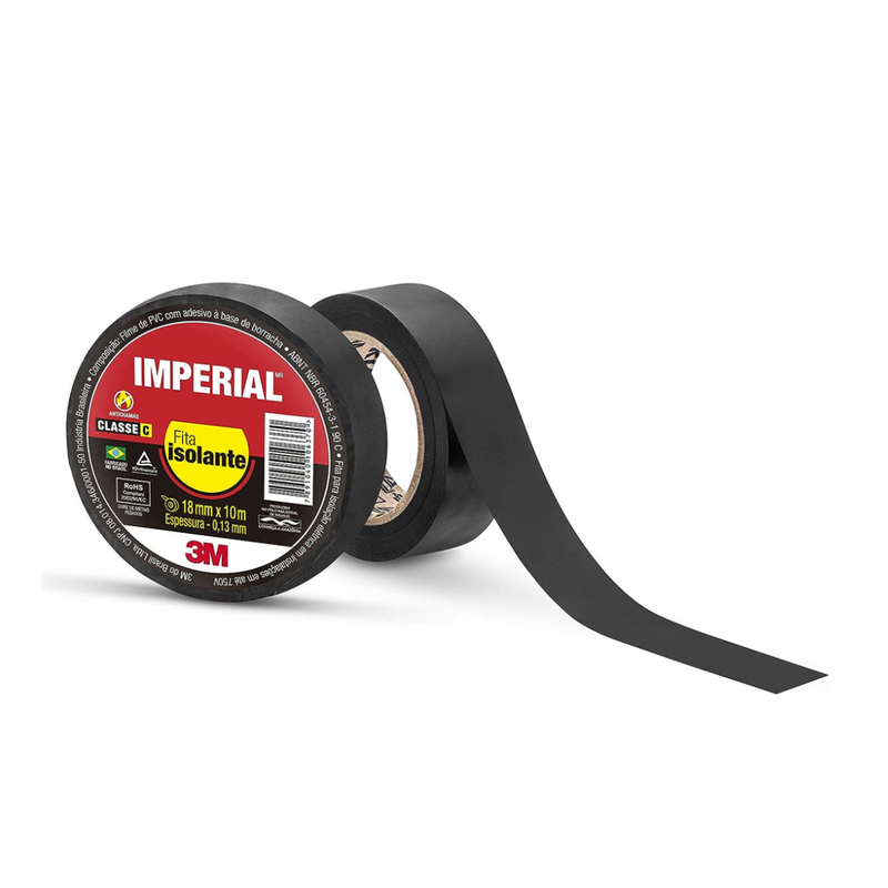 FITA ISOLANTE IMPERIAL 18MMX10MT PT 3M