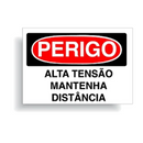 ADESIVO VINIL 16X12 PERIGO/ALTA TENSAO (AD1) MARCAI