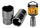 SOQUETE SEXTAVADO 1/2 POL 12MM (HHAST12121) INGCO