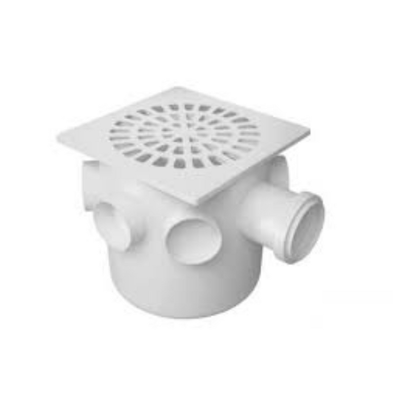 CAIXA SIFONADA PVC 150X150X50 QUAD BR (11071511) FORTLEV