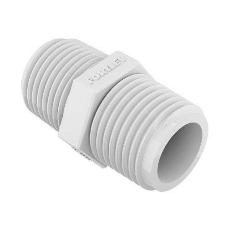 NIPLE ROSCAVEL PVC 1/2" (10200127) FORTLEV