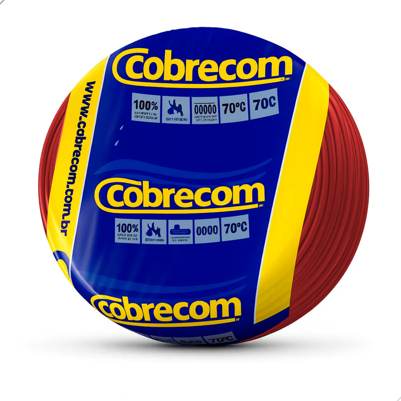 CABO FLEX 750V 6,0MM VM COBRECOM (ROLO 100MT)