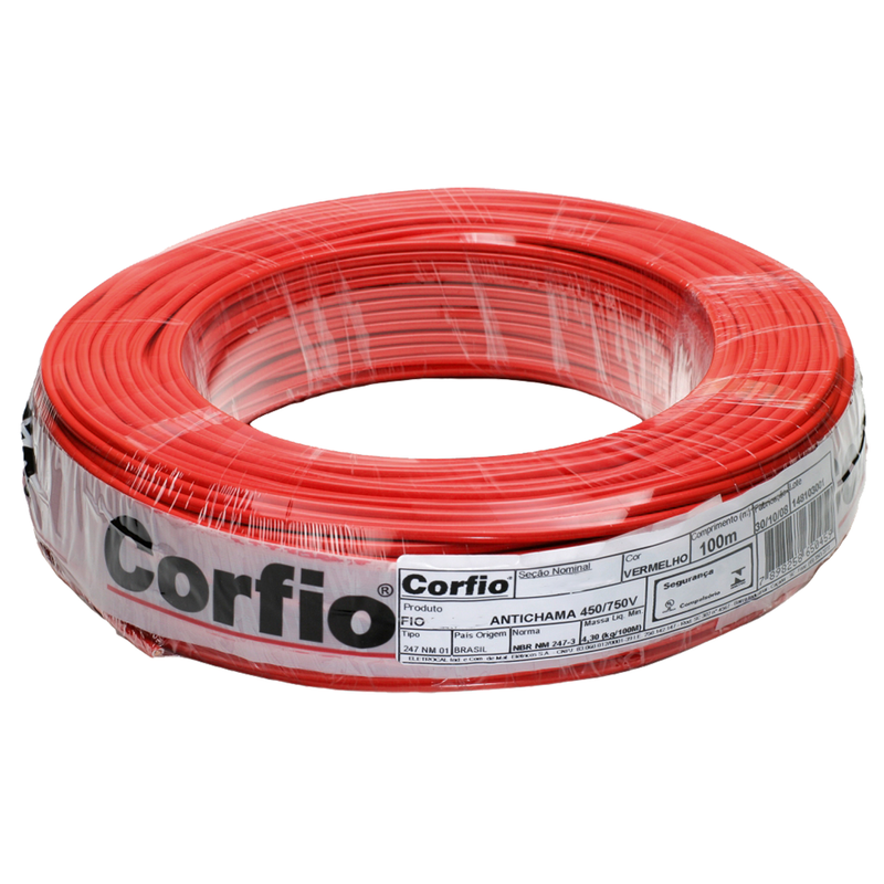 CABO FLEX 750V 2,5MM CORFIO (ROLO 100MT)