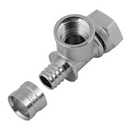 PEX AGUA TEE C/ ROSCA FEMEA 16X1/2 (KSH/1612) ASTRA"