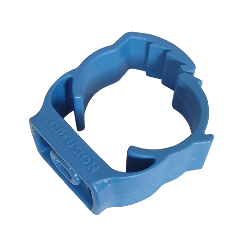 SUPORTE C/ TRAVA PPR AZUL 25MM (ST25A) TOPFUSION