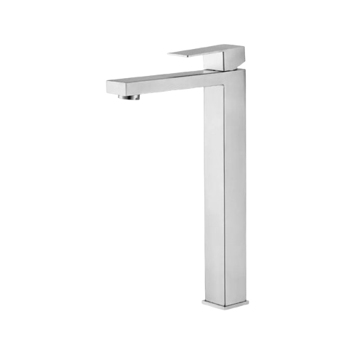 TORN LAVATORIO MESA ALTA QUADRADA CROMADA (1513) LEAO